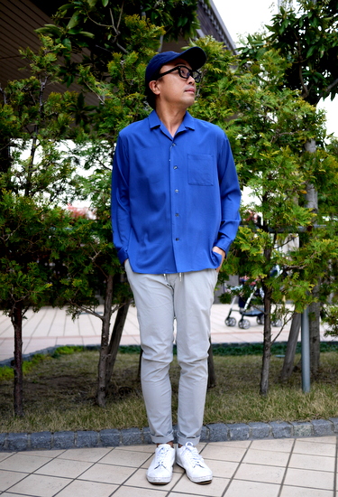 長袖のオープンカラーシャツを着こなす スタイリングログ 武蔵小杉のセレクトショップ ナクール Nakool