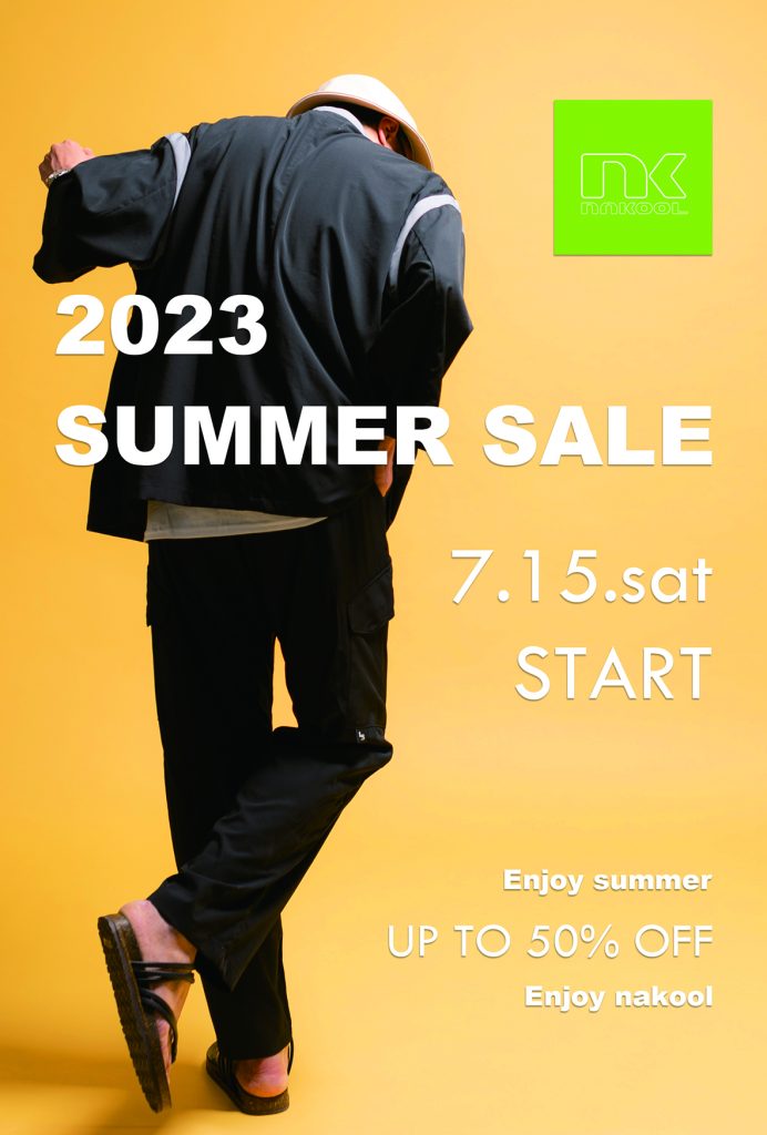 2023 Summer Sale ! ! 15日スタート！